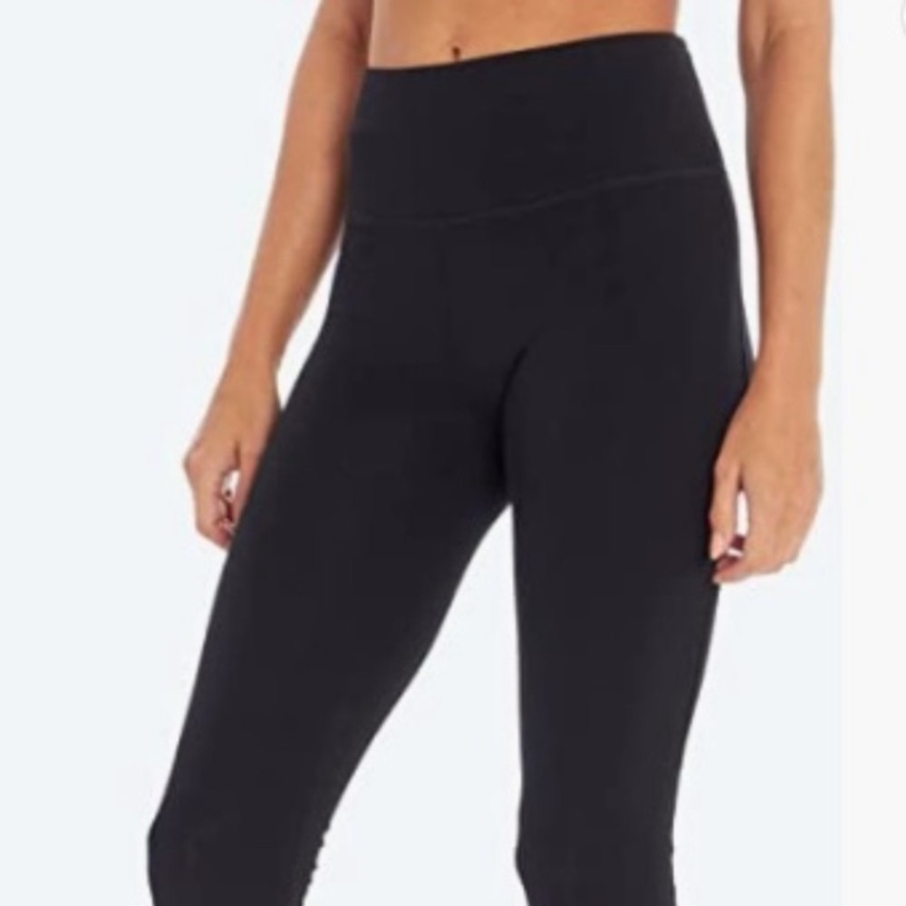 Bally Total Fitness High Rise Tummy Control Leggings Charcoal Gray Sz S
